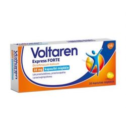 Voltaren express Forte 25 мг болезаспокійливий та протизапальний препарат - 20 капс