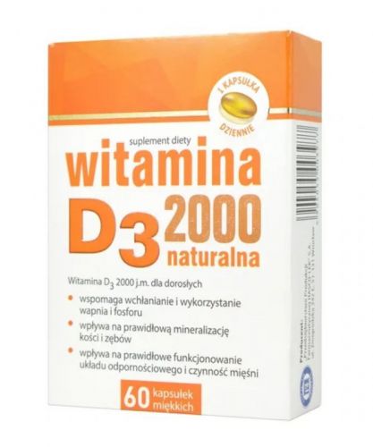 WITAMINA D3 2000 Для дорослих - 60 капс