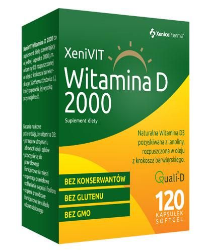 VITAMIN D 2000 для імунітету та здоров'я кісток і зубів - 120 капс