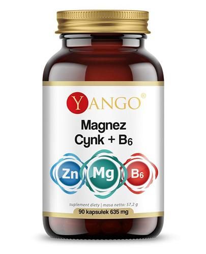 Yango Magnesium Zinc + B6 зміцнення м'язів - 90 капс